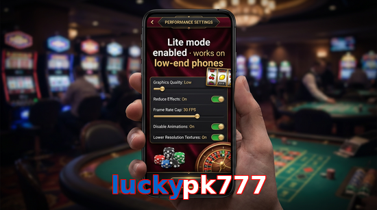Payment and PKR controls in Luckypk777